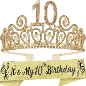 10th Birthday, 10th Birthday Gifts for Girls, 10th Birthday Tiara, 10th Birthday Crown