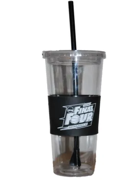 2015 Final Four Indianapolis Boelter Brand 4 Team Clear 22 oz Straw Tumbler