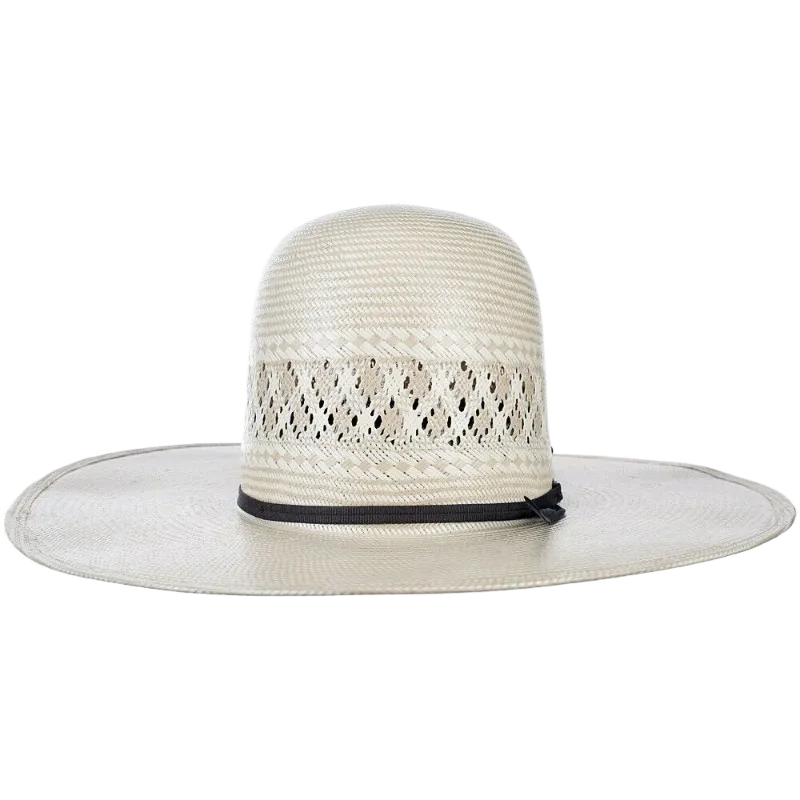 American Hat Co. Natural Straw With Black Band Western Hat 1011