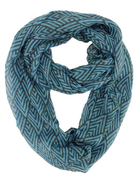 Art Deco Pattern Circle Infinity Scarf