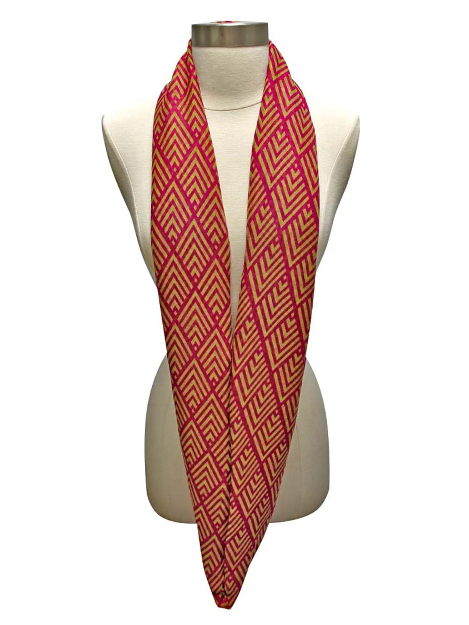 Art Deco Pattern Circle Infinity Scarf