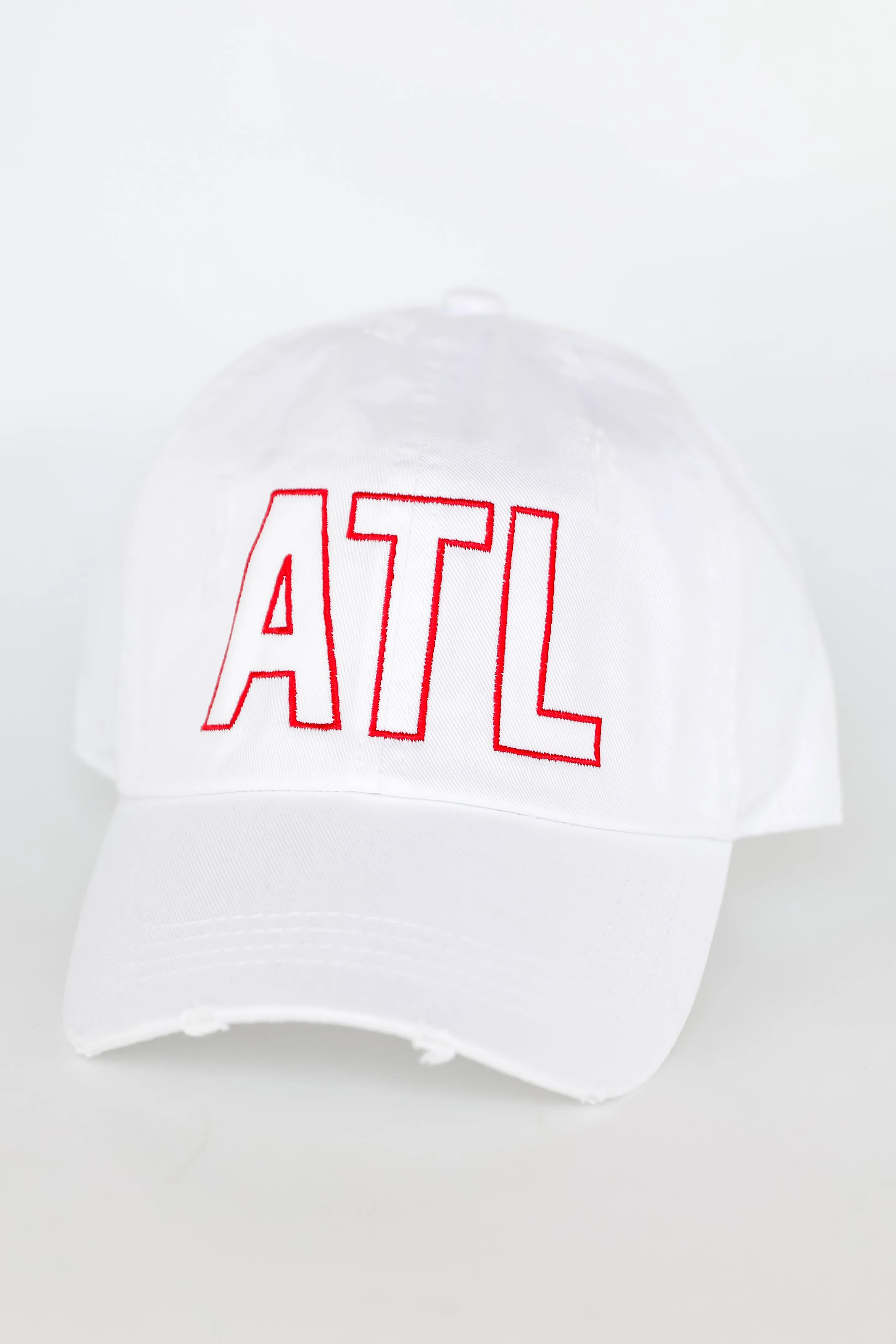 ATL Distressed Embroidered Hat