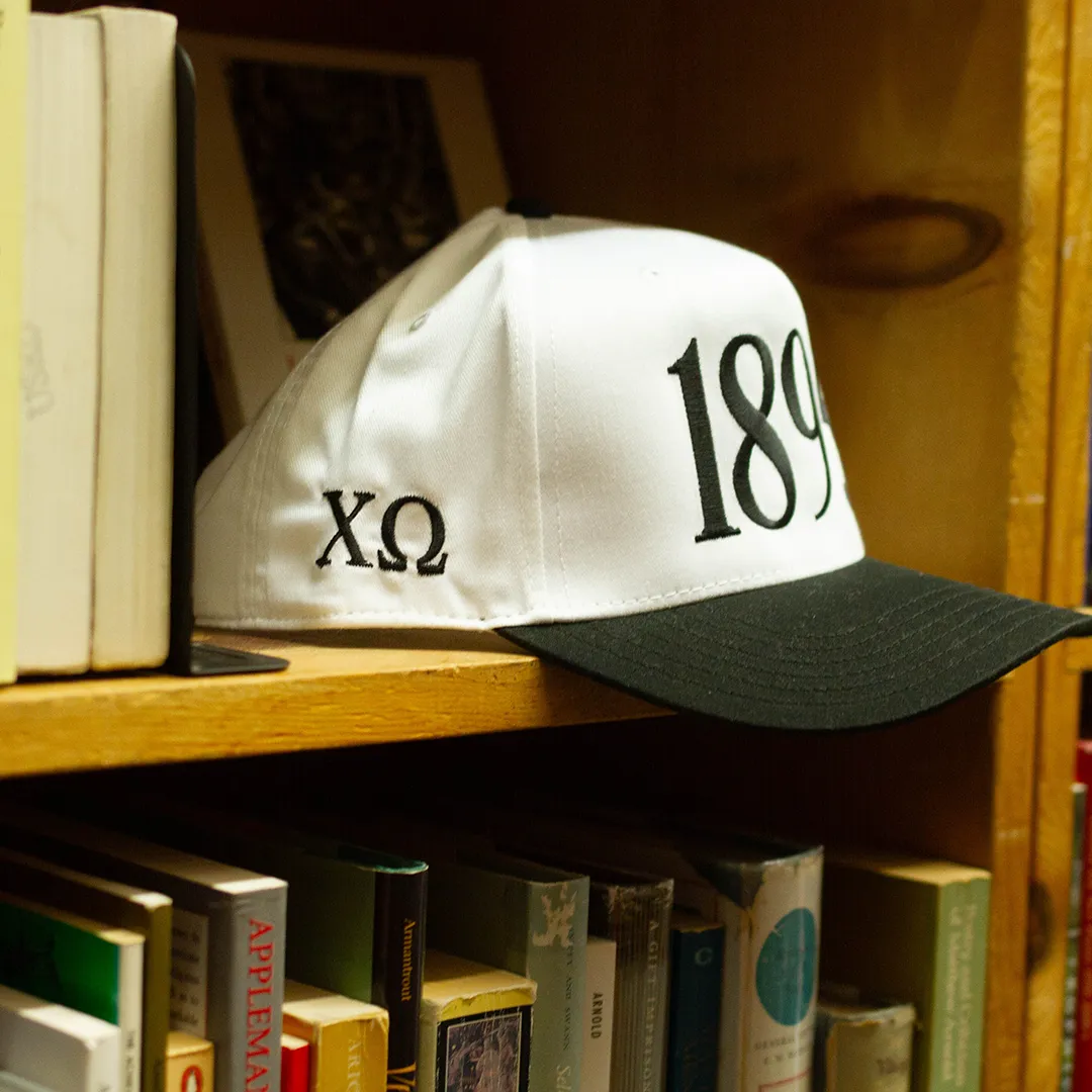 B-Greek - Back to School - Chi Omega Founding Year Hat