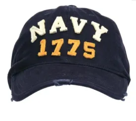 Baseball Cap Stone Washed Navy 1775