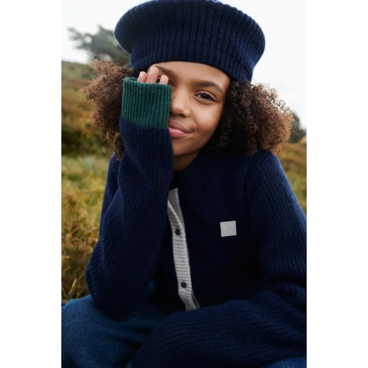 Beret Hat - Borg - Classic Navy