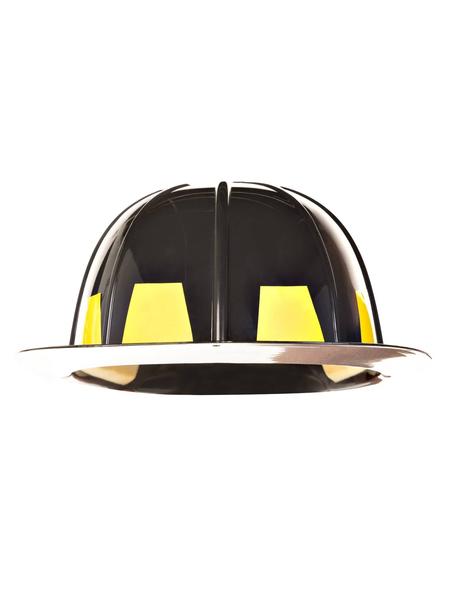 Black Fire Chief Costume Hat