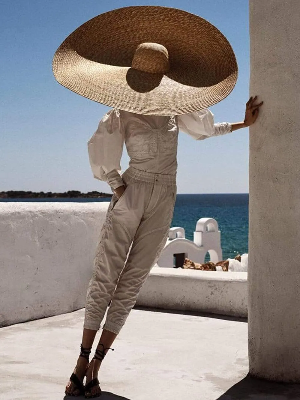 BOMB Oversized Straw-Hat