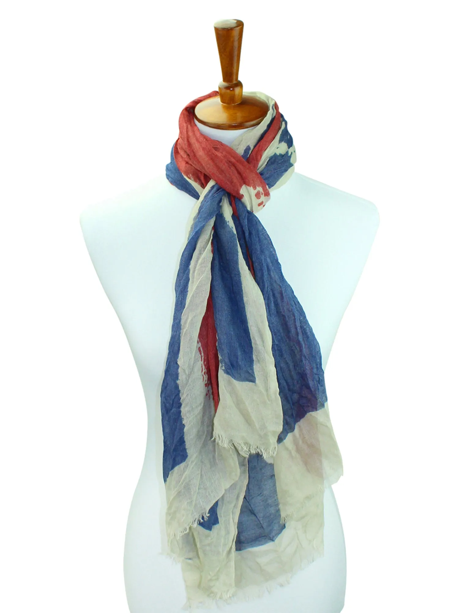 British Flag Design Lightweight Shawl Scarf Wrap