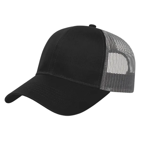 Cap America Custom Embroidered Hat with Logo - Two-Tone Mesh Back Cap i3025