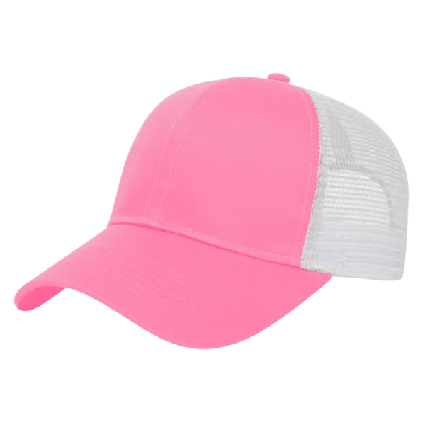 Cap America Custom Embroidered Hat with Logo - Two-Tone Mesh Back Cap i3025
