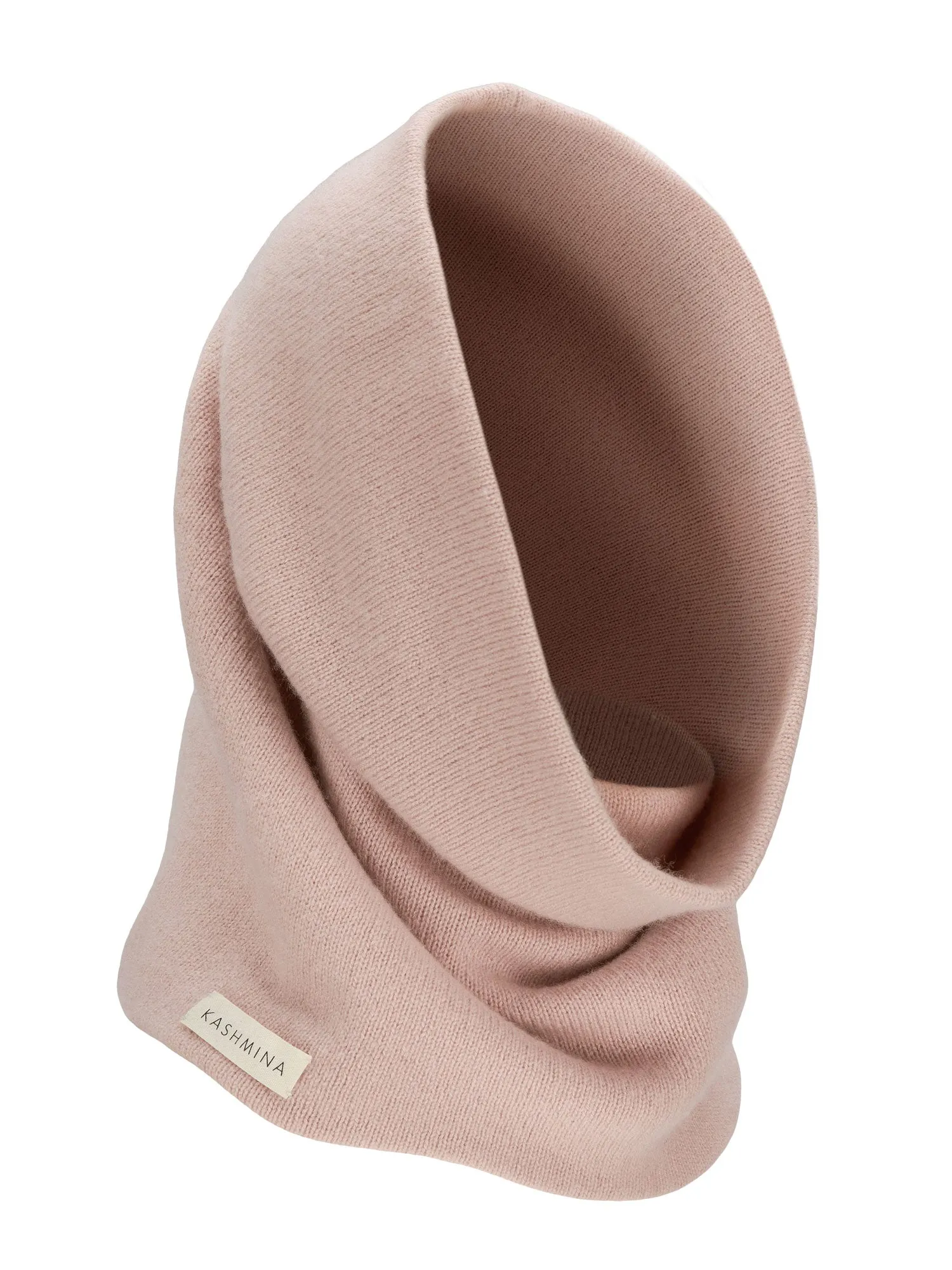 Cashmere snood "Eydis" - rose glow