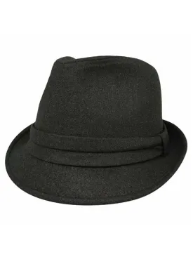 Charcoal Gray Unisex Fedora Hat