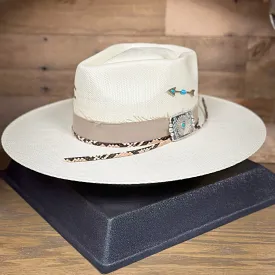 Charlie 1 Horse Spear Point Straw Fashion Hat