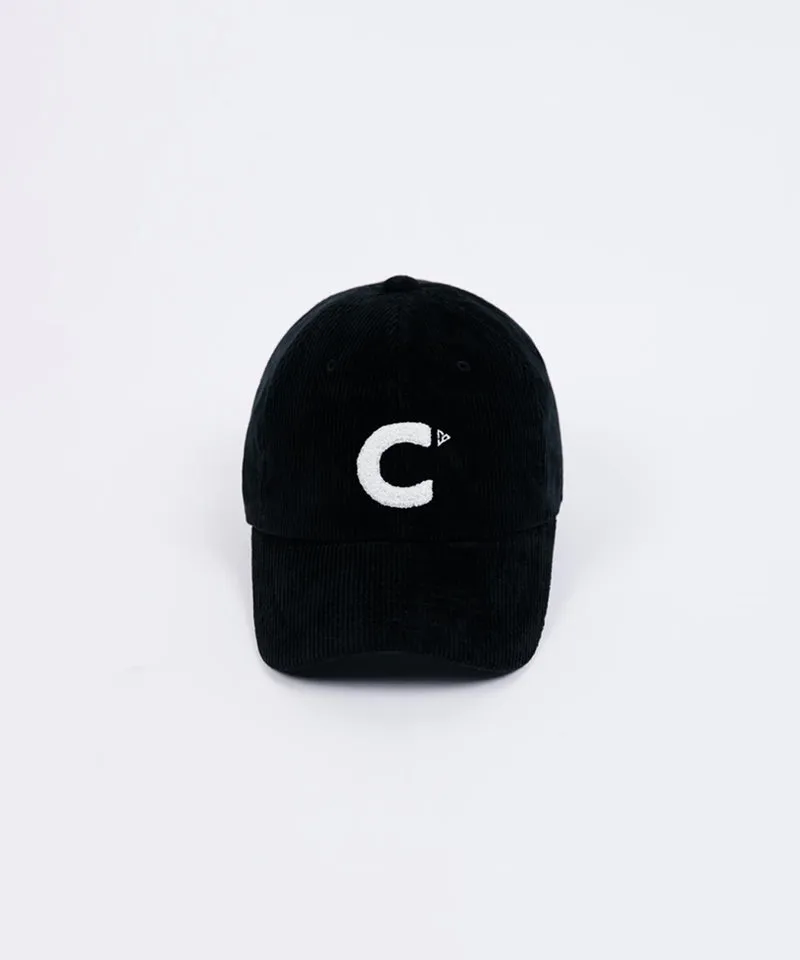 CREVE NINE: Corduroy Ball Cap - Black