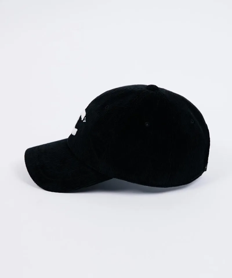 CREVE NINE: Corduroy Ball Cap - Black