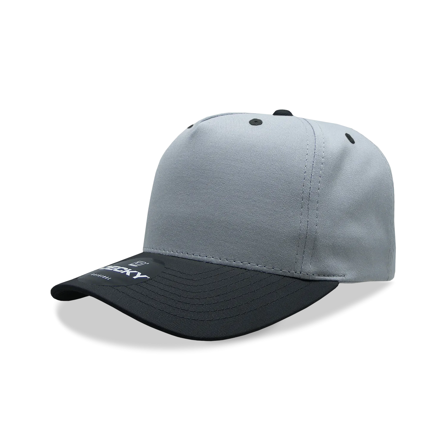Decky 6024 - 5 Panel Mid Profile, Structured Cotton/Poly Blend Cap - PALLET Pricing