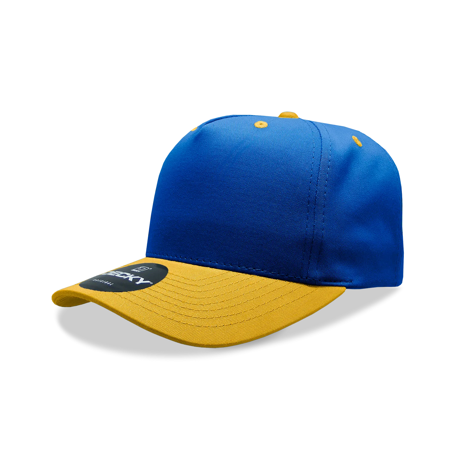 Decky 6024 - 5 Panel Mid Profile, Structured Cotton/Poly Blend Cap - PALLET Pricing