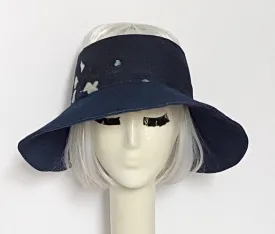 Denim Sun Visor Hat