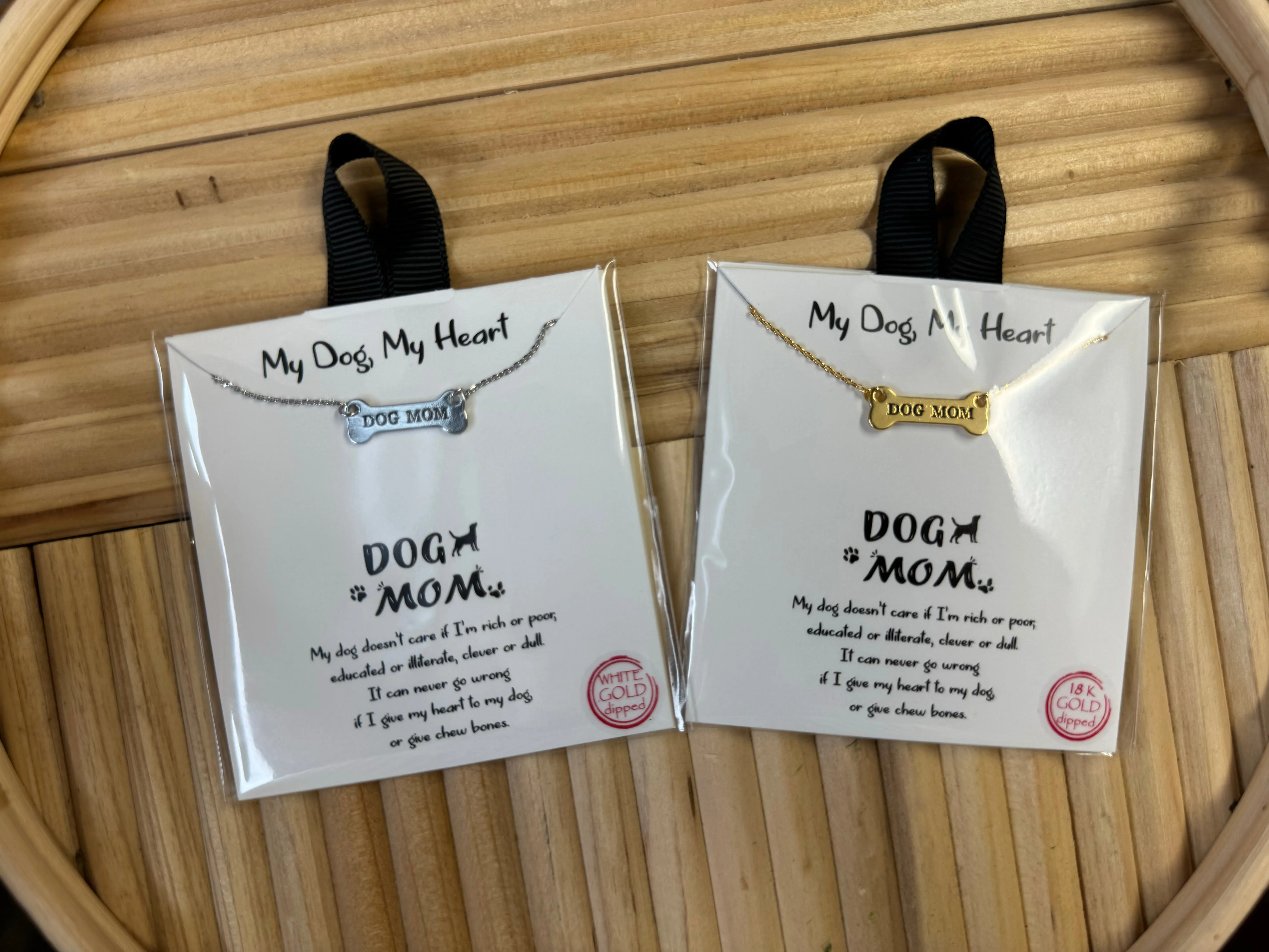 Dog Mom Bone Necklace