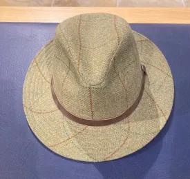 F & F Fedora-Tweed-Large