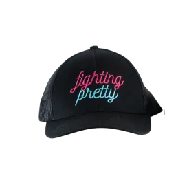 Fighting Pretty Fancy Script Trucker Hat