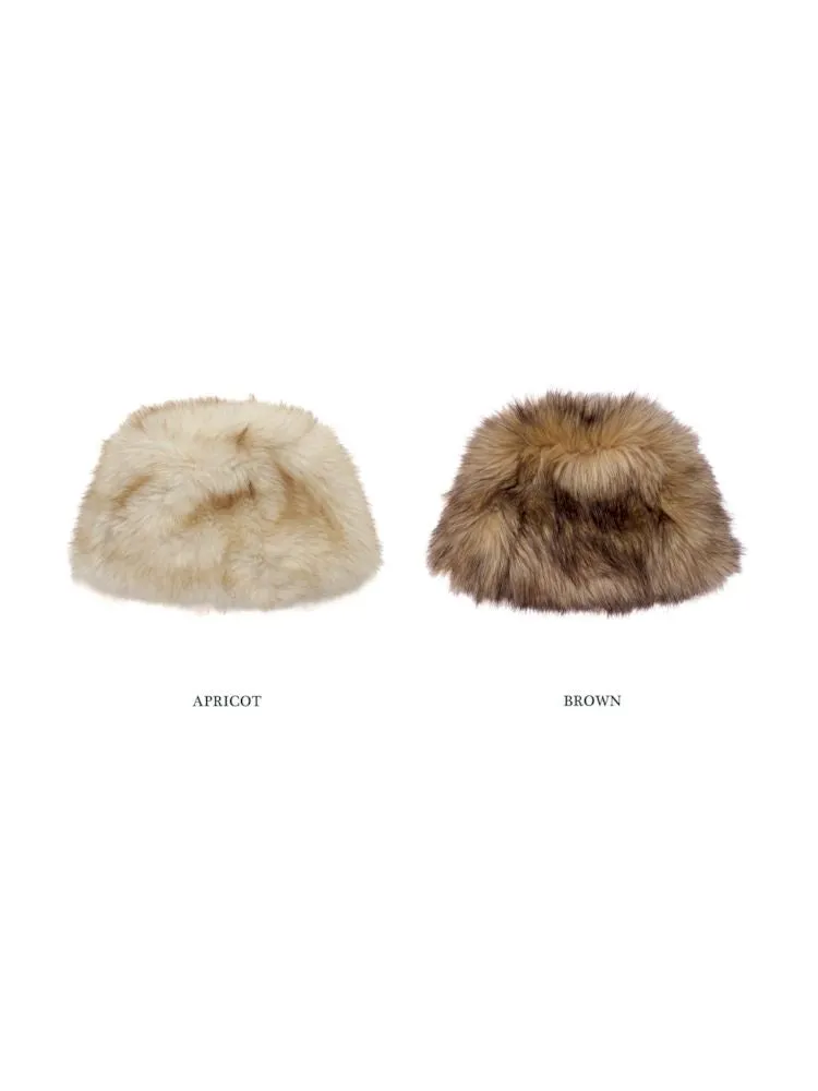 Fur thickened warm cold hat【s0000006017】