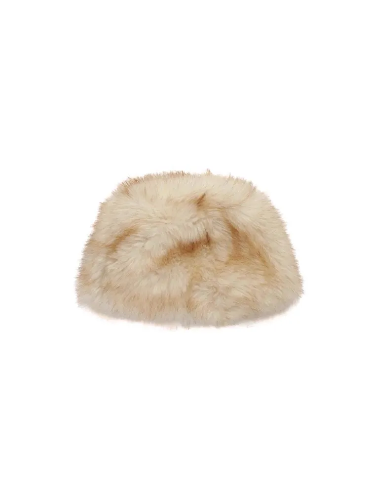 Fur thickened warm cold hat【s0000006017】