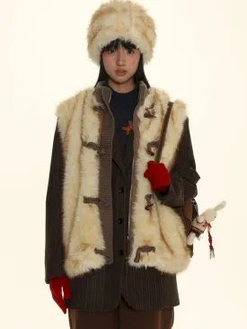 Fur thickened warm cold hat【s0000006017】