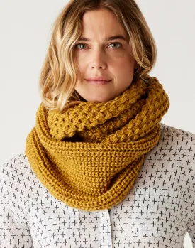 Harper Infinity Scarf: Wood