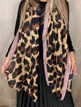 Leopard Print Scarf