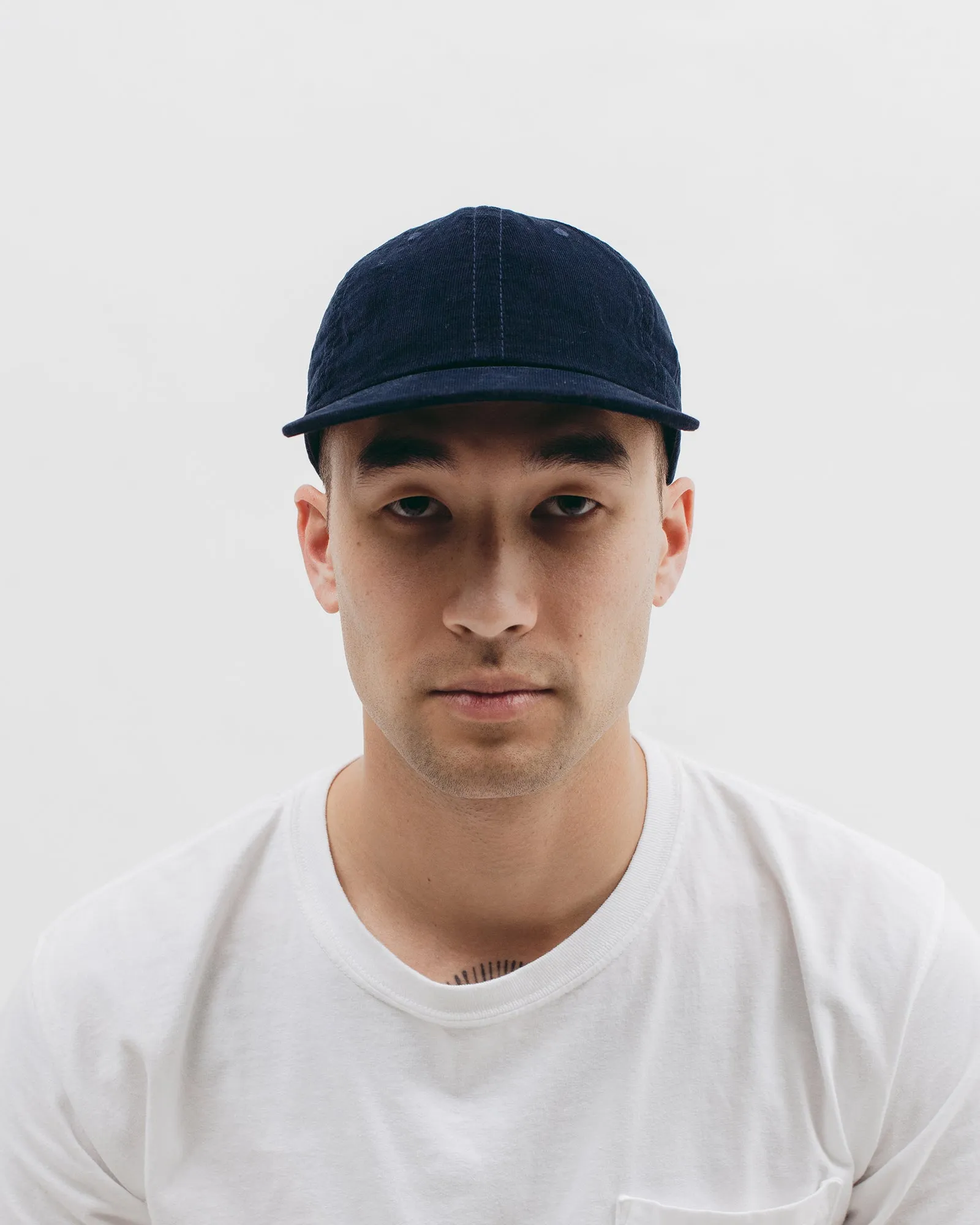 Light Corduroy Cap - Navy