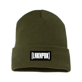 [LNKNPRK] Green Knit Beanie