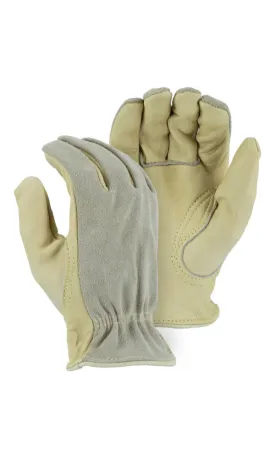 Majestic Gloves 1532 Kevlar Sewn Cowhide Leather Driver Gloves (Dozen)