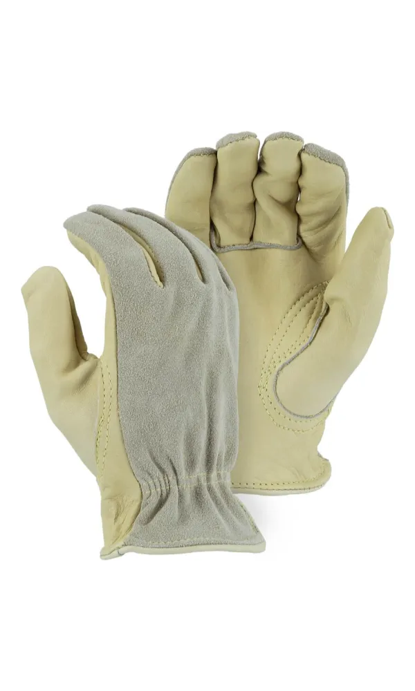 Majestic Gloves 1532 Kevlar Sewn Cowhide Leather Driver Gloves (Dozen)