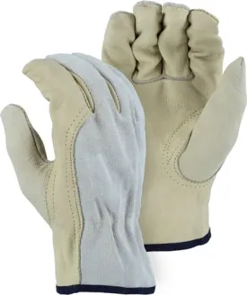 Majestic Gloves 1532B Kevlar Sewn Cowhide Leather Driver Gloves (Dozen)