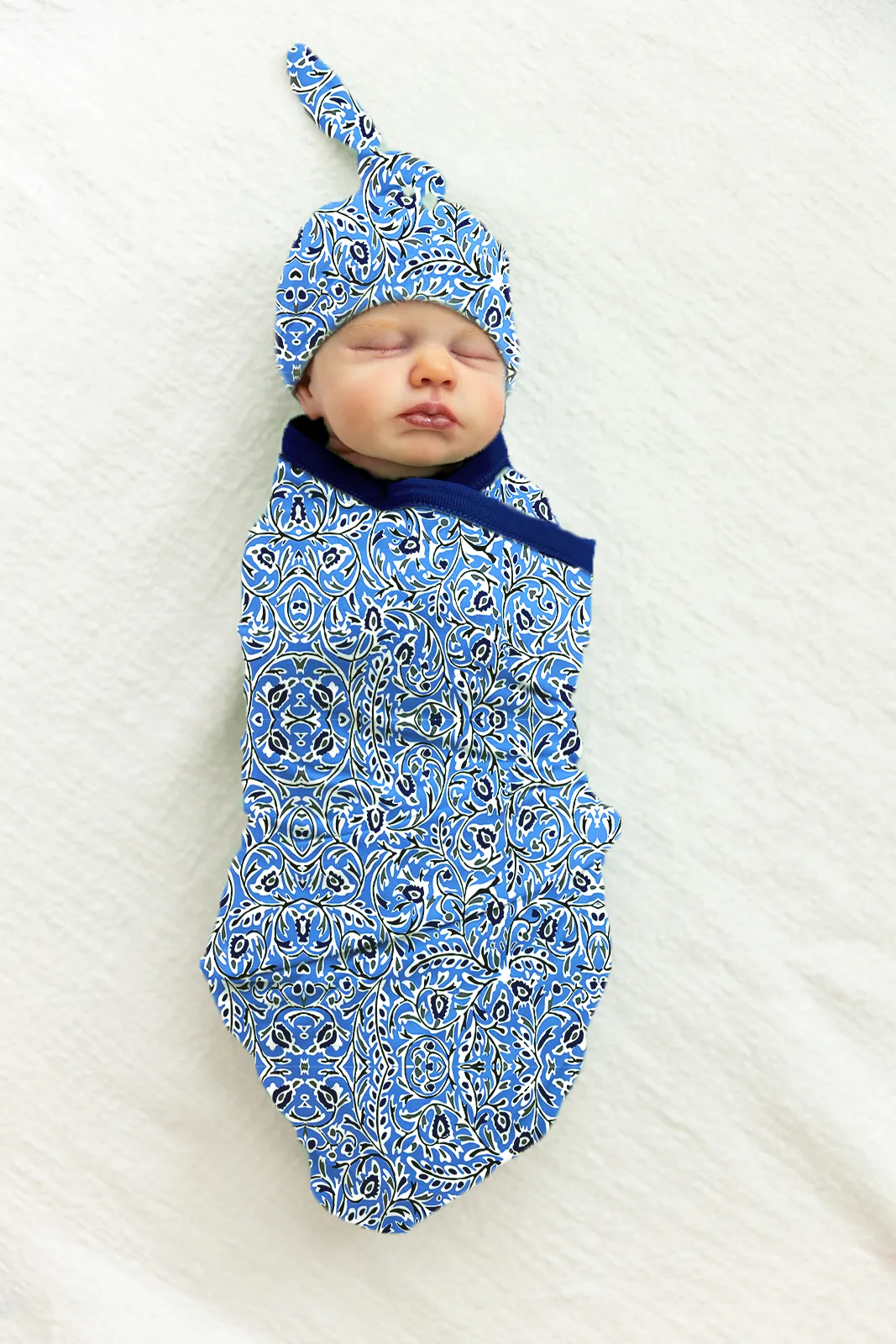 Natalia Pregnancy Robe & Swaddle Blanket & Hat Set