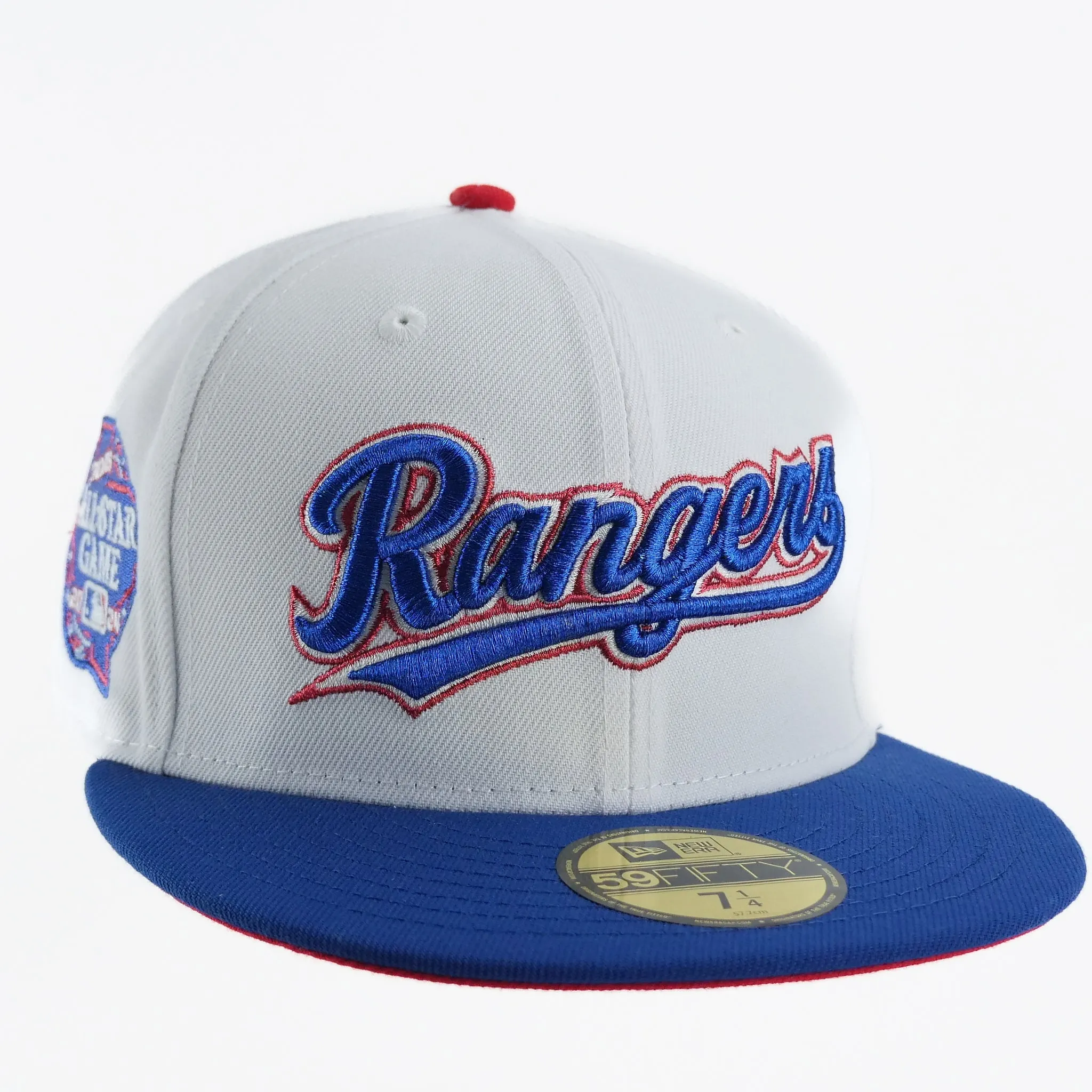 New Era Custom Exclusive Fitted 5950 Texas Rangers Metallic Thread 2024 Allstar Game Patch