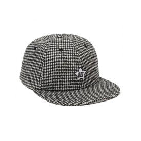 One Star Houndstooth 6-Panel Hat