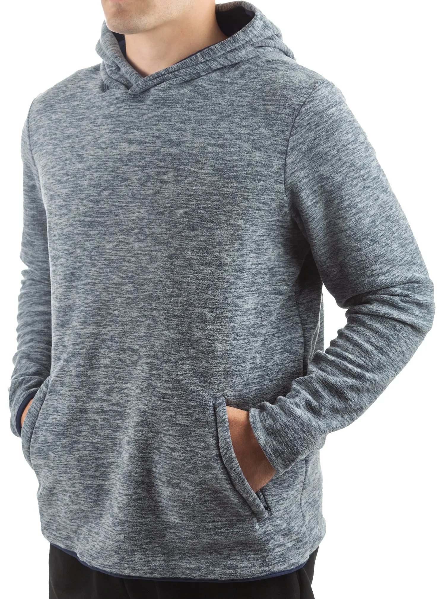 Polar Fleece Long Sleeve Pocketed Hoodie