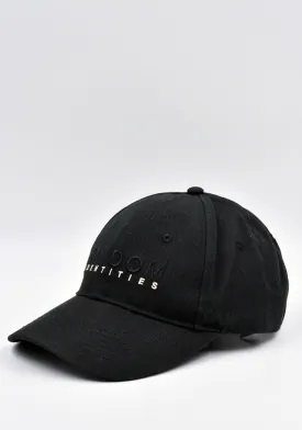 RANDOM IDENTITIES A-50-22 BASEBALL CAP BLACK