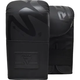 RDX F15 Noir Bag Gloves 4OZ Black