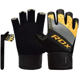 RDX F42 Gym Gloves with Wrist Strap