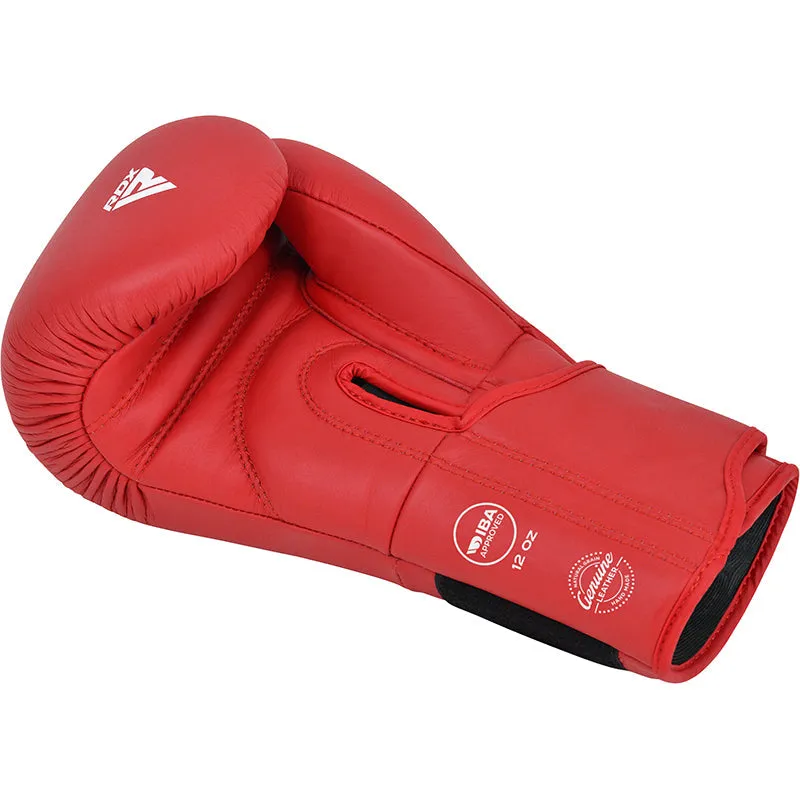 RDX IBA Boxing Gloves for Amateur Competitions Red