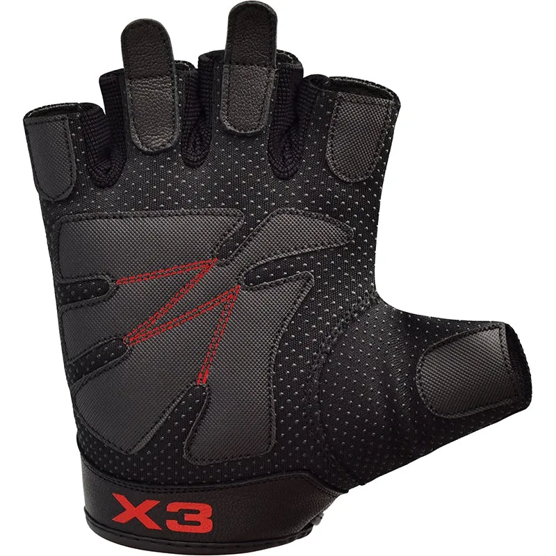 RDX S2 Leather Fitness Training Gloves