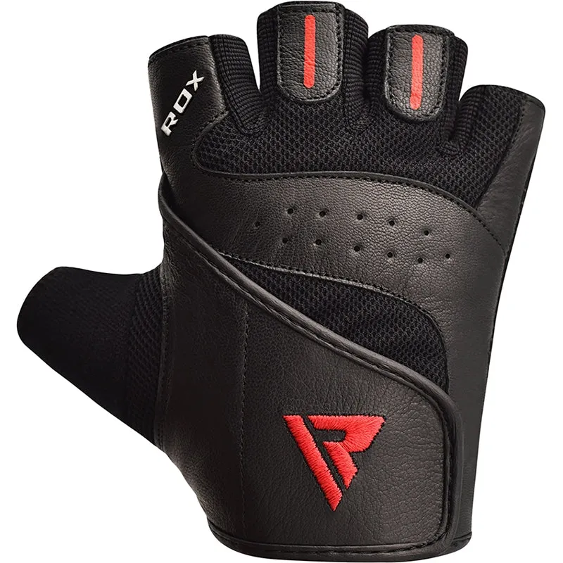 RDX S2 Leather Fitness Training Gloves