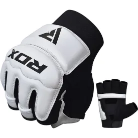 RDX T2 White Taekwondo Gloves