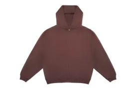 SPECIAL ZIP HOODIE 14 OZ (WASH) - CCZIP475PTS VINCHC - POTASSIUM CHOC