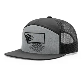 UM Griz Paw 7 Panel Snapback Hat