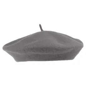 Wool Beret Grey Wholesale Pack