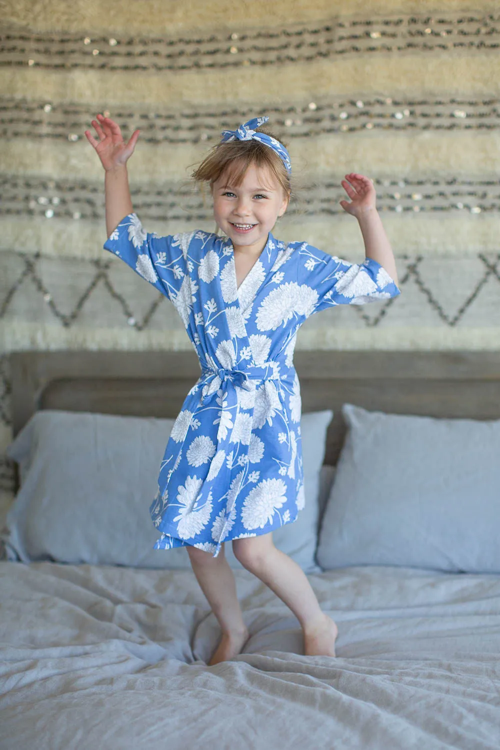 Zoe Floral Big Sister Girls Robe